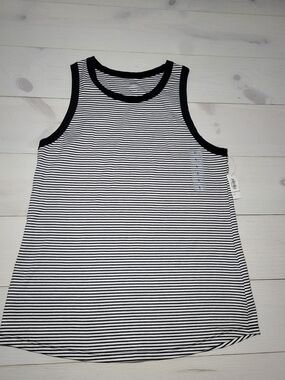 Old Navy Tank Top Classic Striped Soft Cotton Spring Summer.